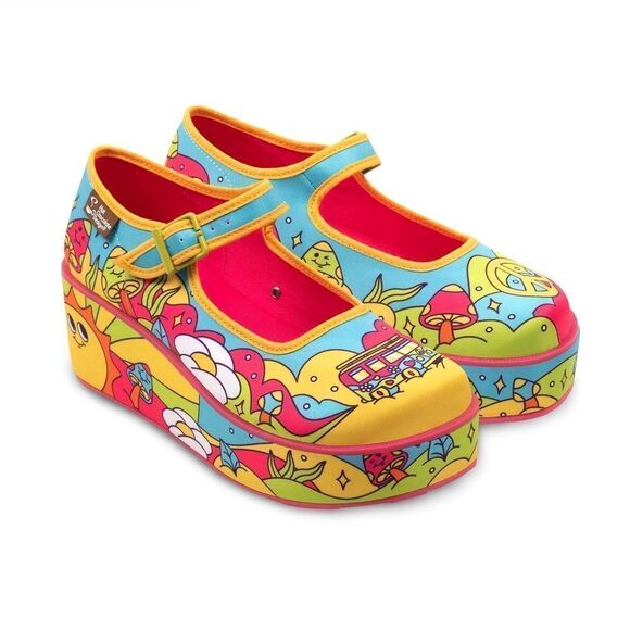hot chocolate Shoes - Hot Chocolate Love on The Road Mary Jane Platforms